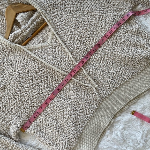 Young fabulous & Broke | popcorn knit hoodie, size M/L - Picture 7 of 9